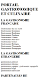 Mobile Screenshot of gastronomie.specialiteslyonnaises.fr